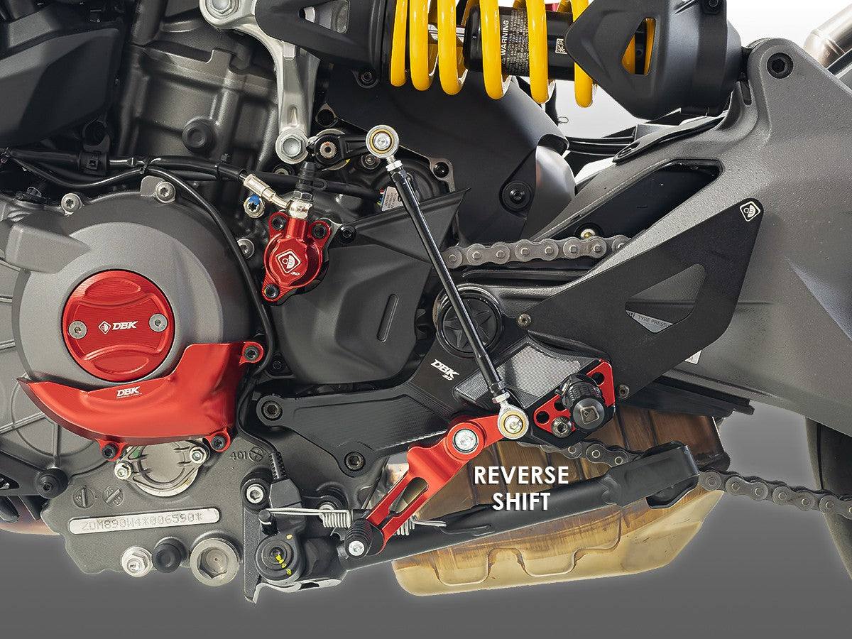 Ducabike DBK Adjustable Single-Seat Footpegs For Monster V2