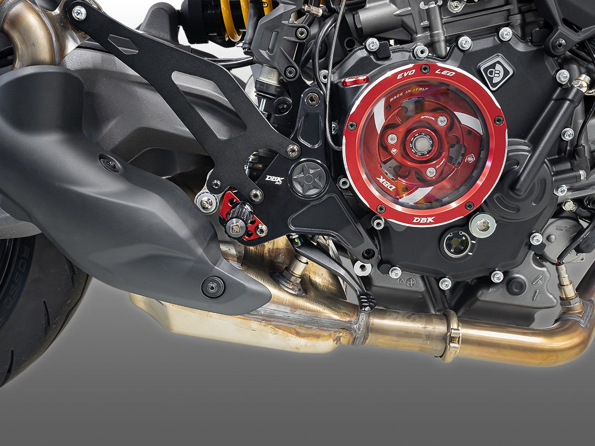 Ducabike DBK Adjustable Single-Seat Footpegs For Monster V2