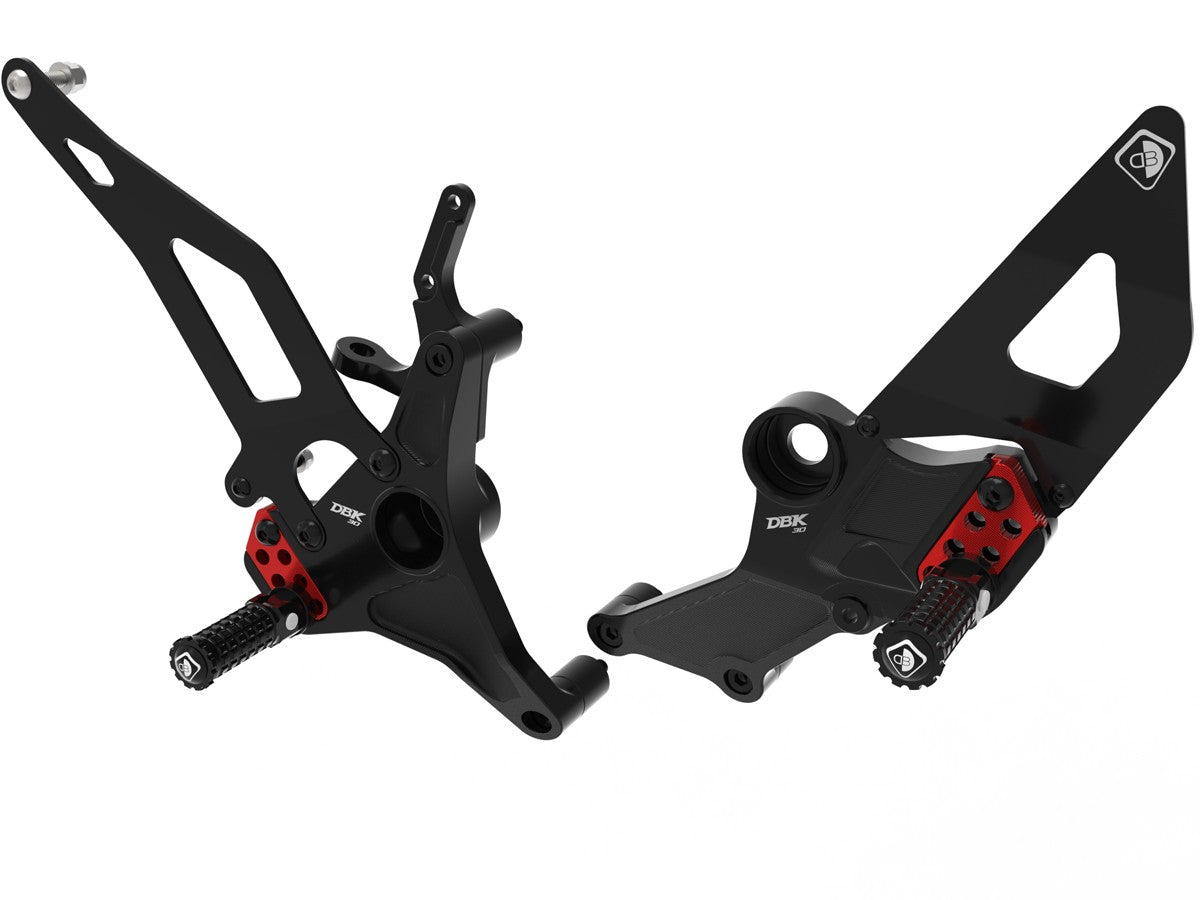 Ducabike DBK Adjustable Single-Seat Footpegs For Monster V2
