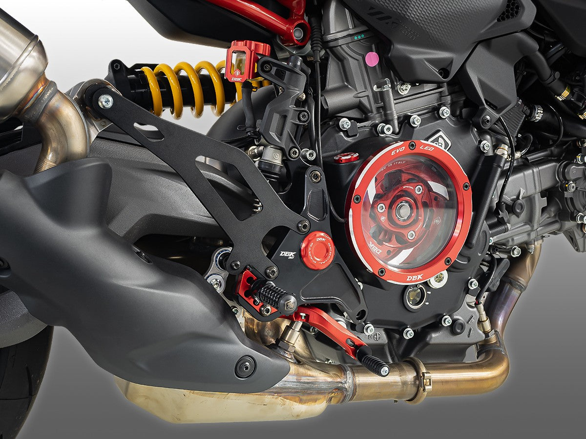 Ducabike DBK Adjustable Single-Seat Footpegs For Monster V2