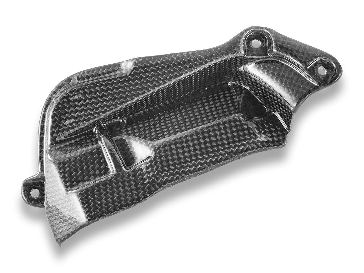 Ducati Panigale V4 Right Rear Engine Head Cover Glossy Carbon
