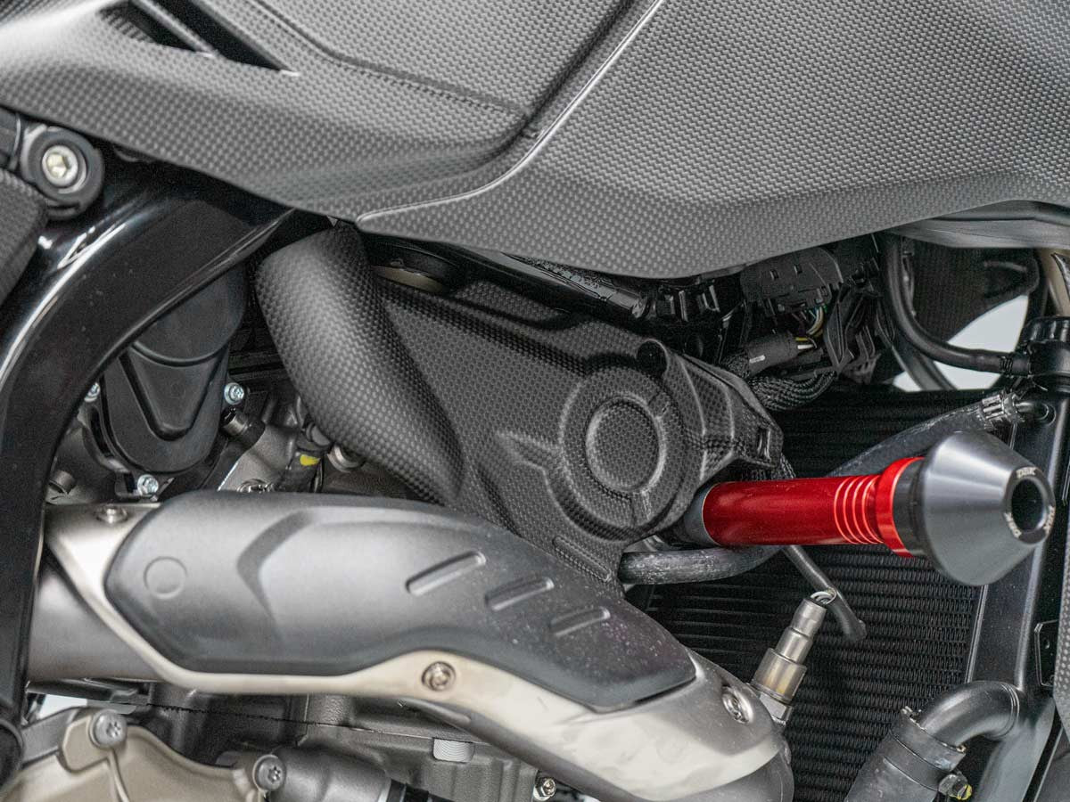 Ducati Hypermotard 698 Mono Matt Carbon Engine Cover RH