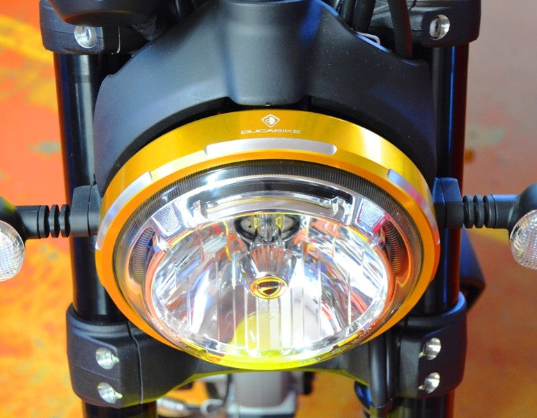 CFSCRA01 Scrambler Billet Aluminium Headlight Trim