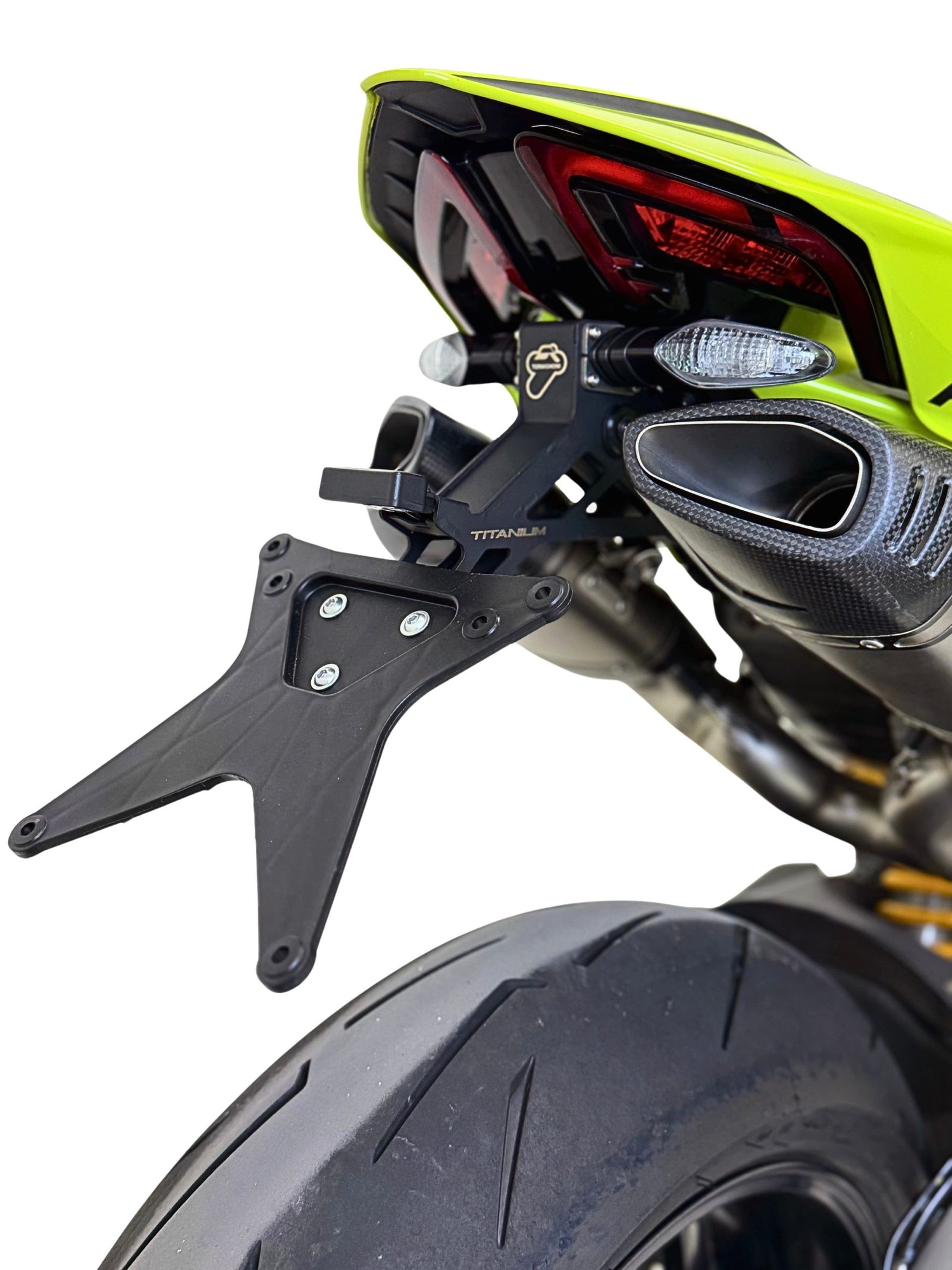 Termignoni Full Titanium License Plate Holder Ducati Panigale V4 2025