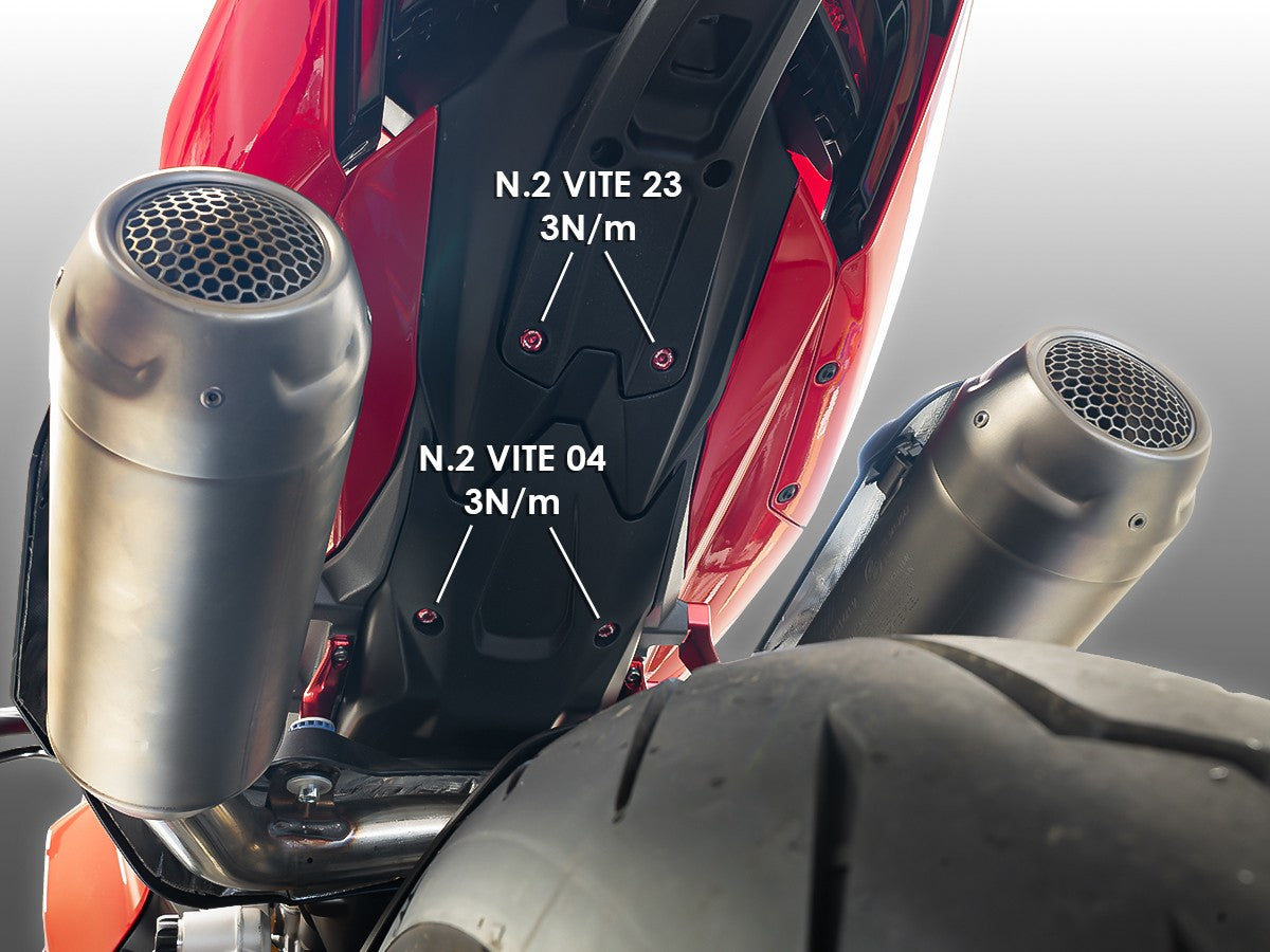 Ducati Streetfighter/Panigale V2 2025 Under-Tail Screw Kit