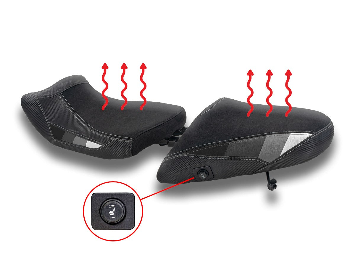 SEBR01 BMW R1300GS Lowered Heated Seat Complete Comfort (Rider + Passenger)