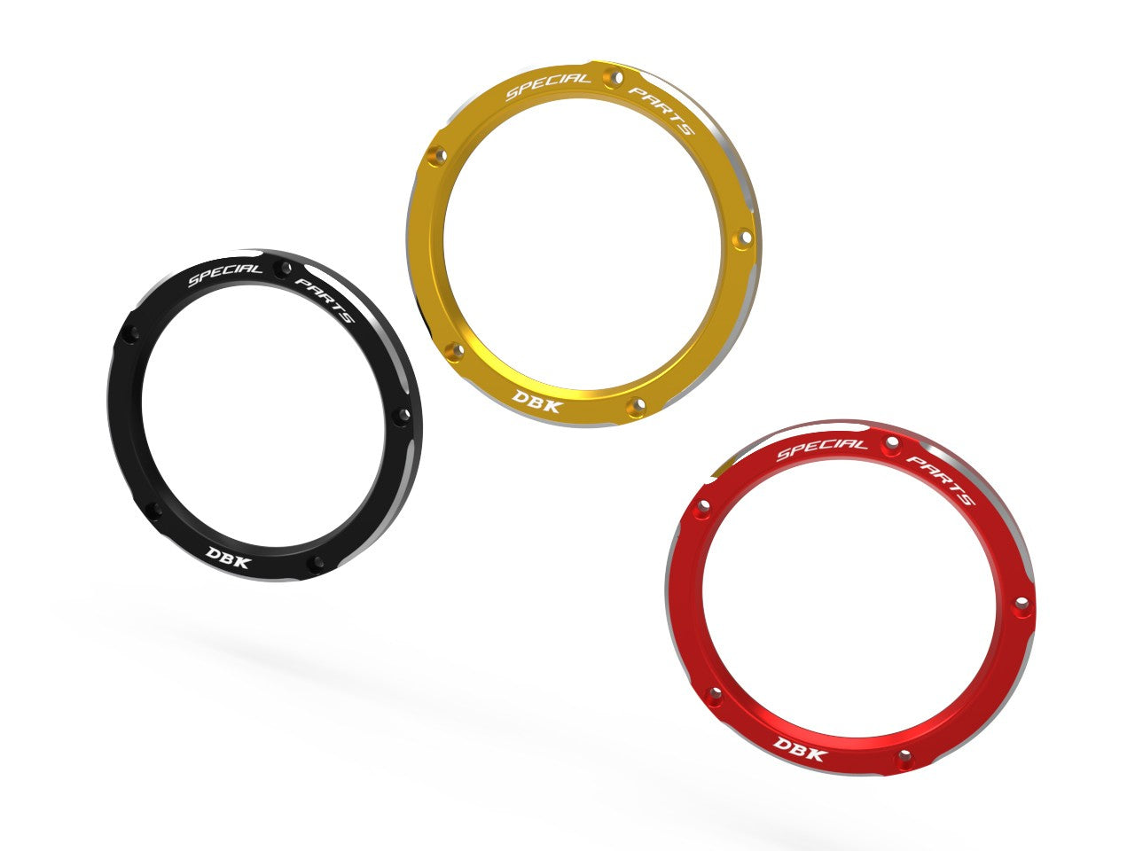 Ducabike DBK Ducati V2 Clear Clutch Cover External Ring Nut
