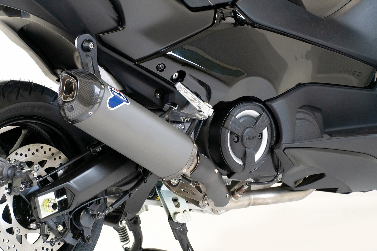 Y12609400IGC Termignoni Full Exhaust Titanium Grey Yamaha T-Max