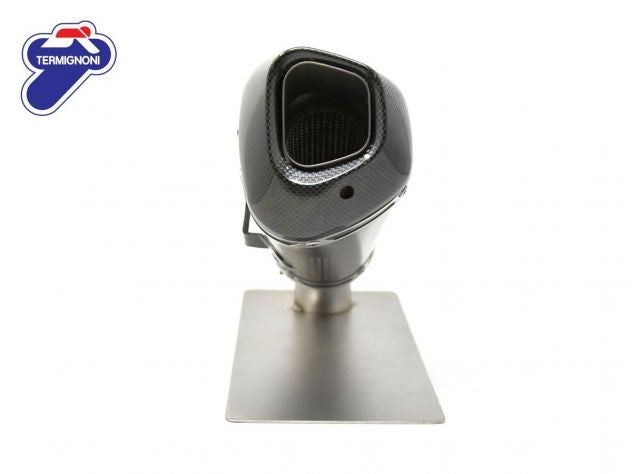 SO0909440INC Termignoni Silencer Slip On Relevance Conical Black Titanium Carbon End Cap