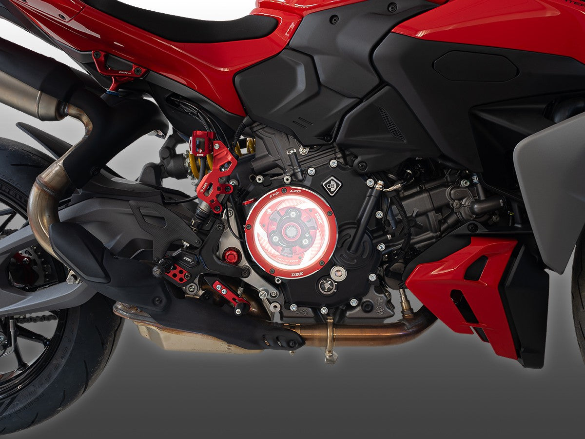 Clear Clutch Cover EVO LED Ducati V2