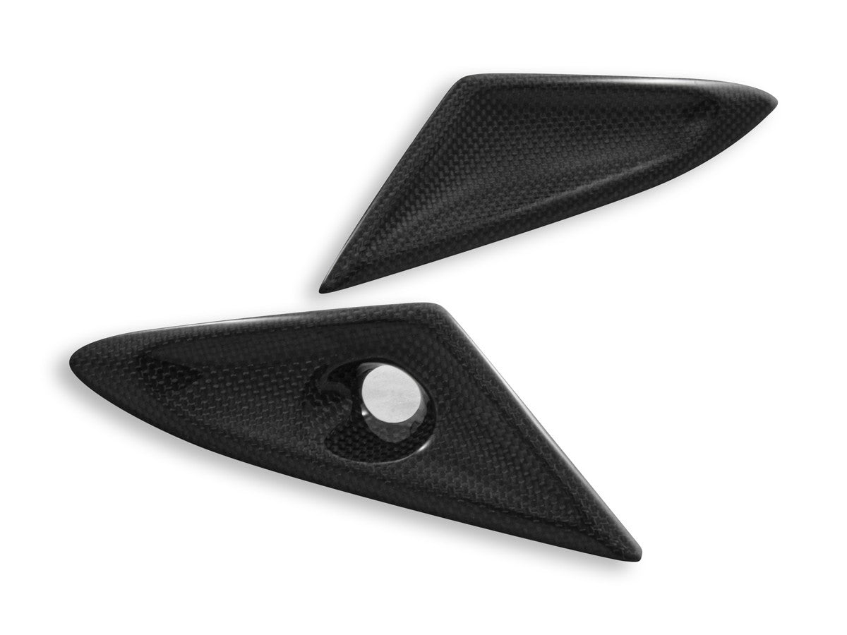 CRB91L Triumph Street Triple Glossy Carbon Side Covers