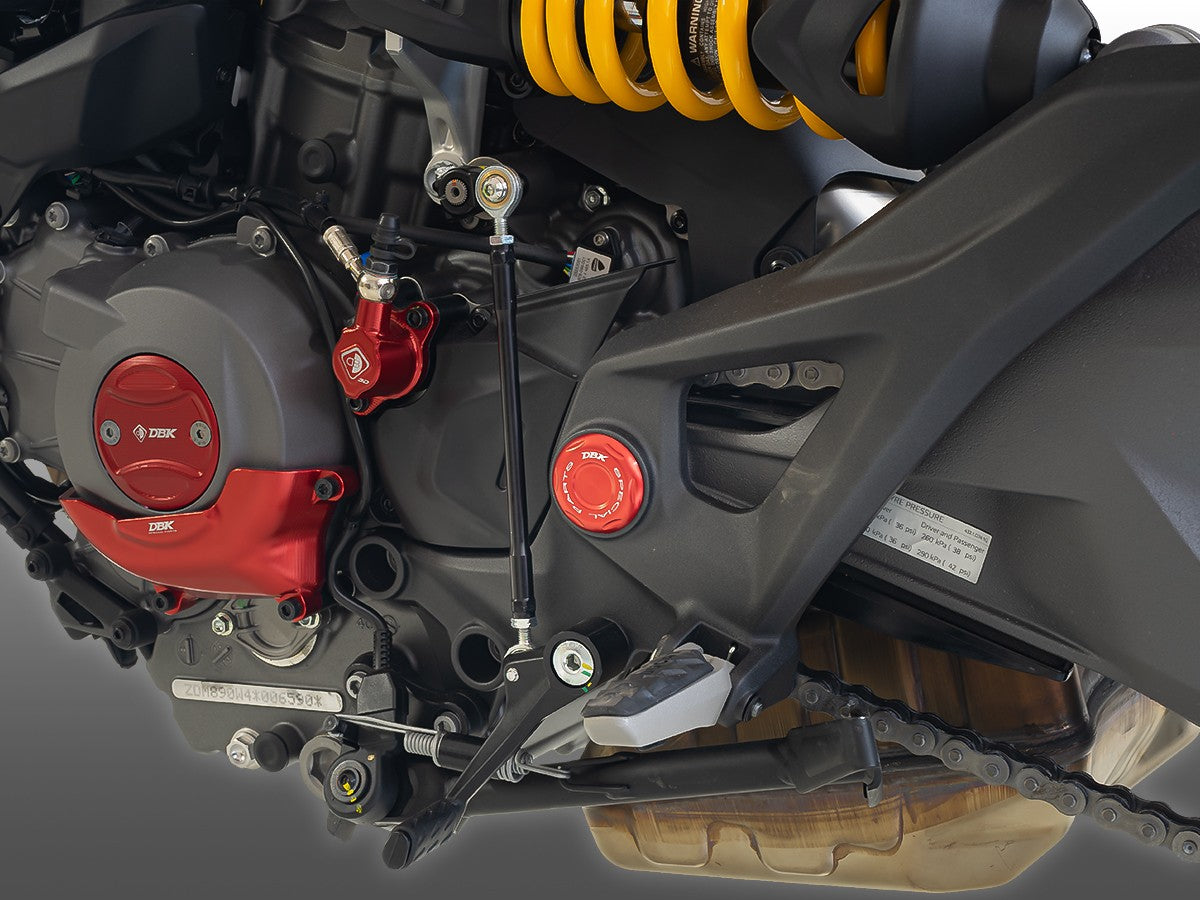 CNC Footrest Cap Kit Ducati Monster V2