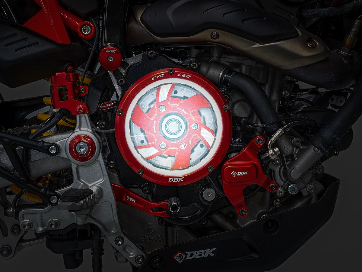 CCDVL15 Ducati HM 698 Mono Clear Clutch Cover 3D-EVO LED