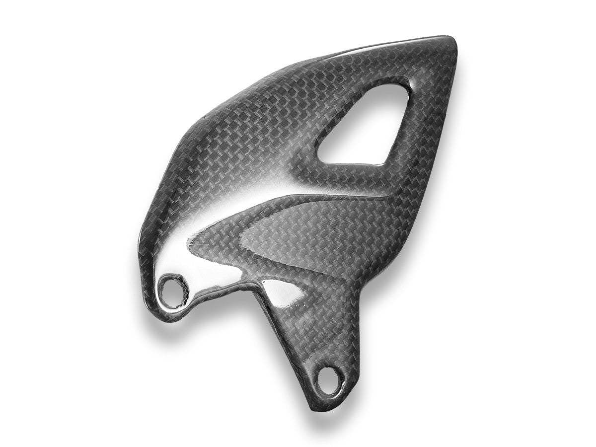 CRB216L - PANIGALE V4 2025 GLOSSY CARBON HEEL GUARDS