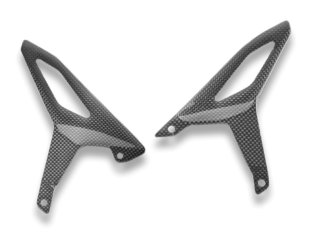 CRB270L Streetfighter V4 MY2025 Glossy Carbon Heel Guards
