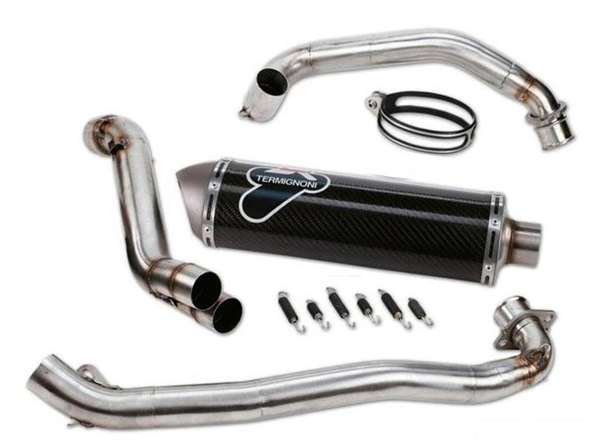 131CR Complete Racing High Exhaust Termignoni Carbon Ducati Hypermotard 1100