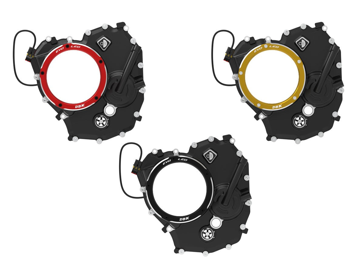 Ccdvl18 Ducati V2 Clear Clutch Cover Evo LED