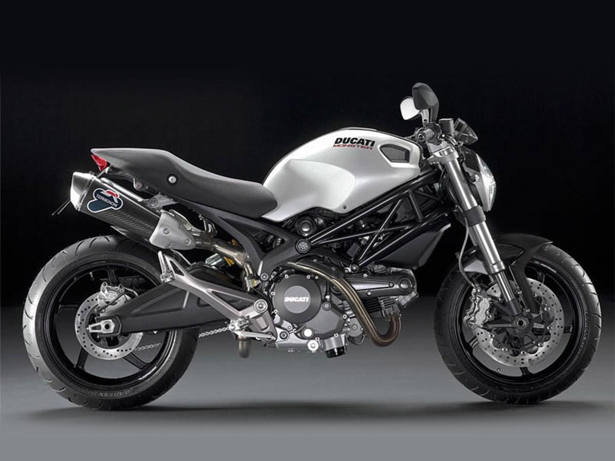 013CR - PAIR OF TERMIGNONI RACING SILENCERS CARBON DUCATI MONSTER