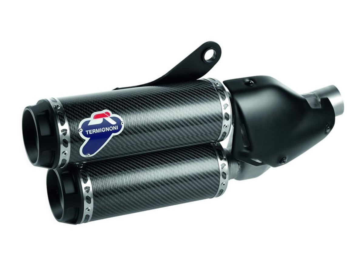 180CR - CARBON RACING SILENCERS TERMIGNONI DUCATI MONSTER 821 2017-2021