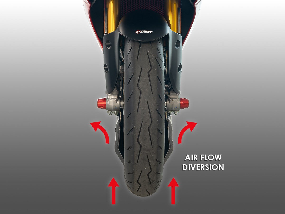 Ducati Front Aerodynamic Deflector Kit Ohlins Forks