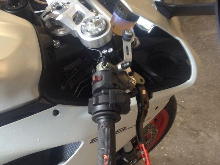 BSRA53D - ADJUSTABLE HANDLEBAR GP d. 53 MM. OFF SET 15 mm.