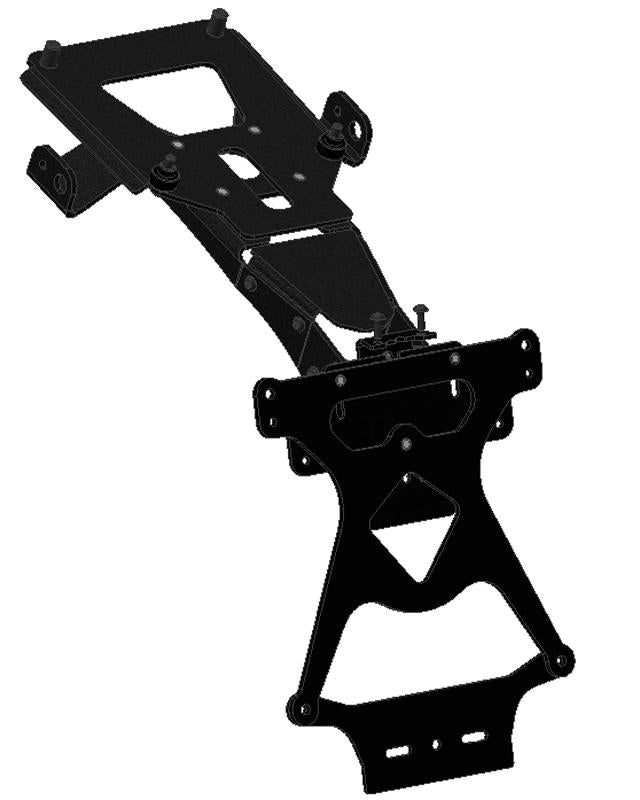 PRT11 - SCRAMBLER 400 ADJUSTABLE LICENSE PLATE HOLDER