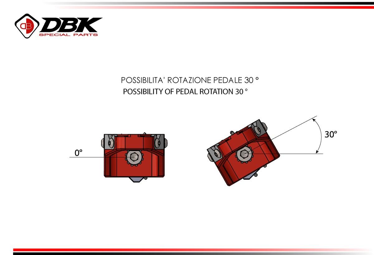 KPDM11 - BMW R1300GS OFF-ROAD PILOT FOOTPEGS KIT