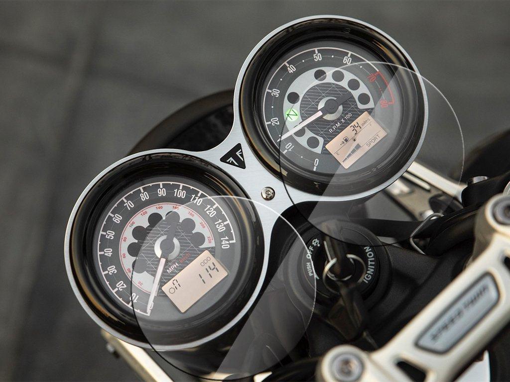 Triumph Bonneville T100 / T120 2016+, Speed Twin 2019+, Street Cup, Thruxton Instrument Cluster Screen Protector