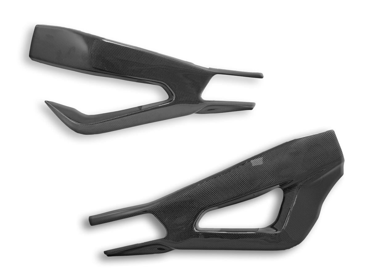 CRB83L - BMW S1000RR GLOSSY CARBON SWINGARM COVERS