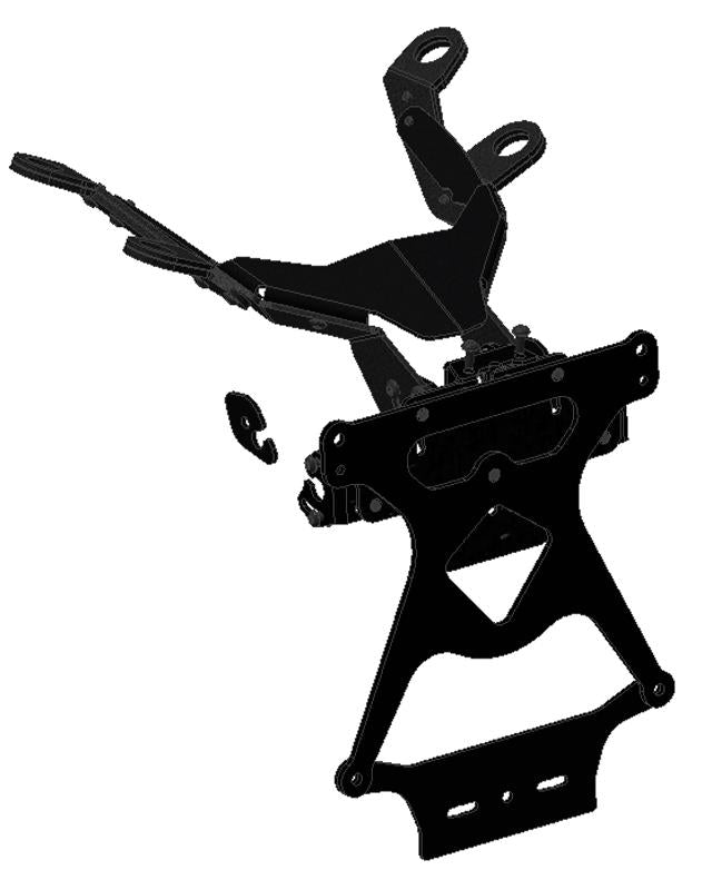 PRT07 - M821 ADJUSTABLE LICENSE PLATE HOLDER SHORT