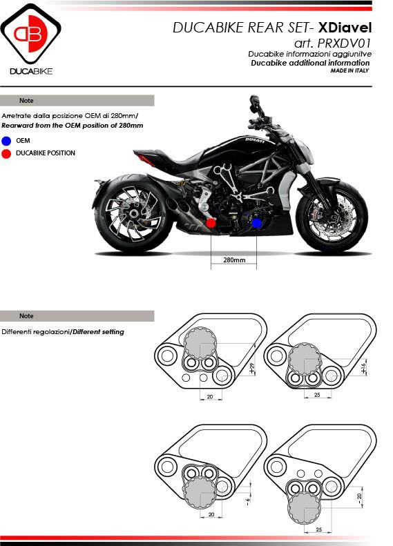 PRXDV01 - XDIAVEL ADJUSTABLE REARSET