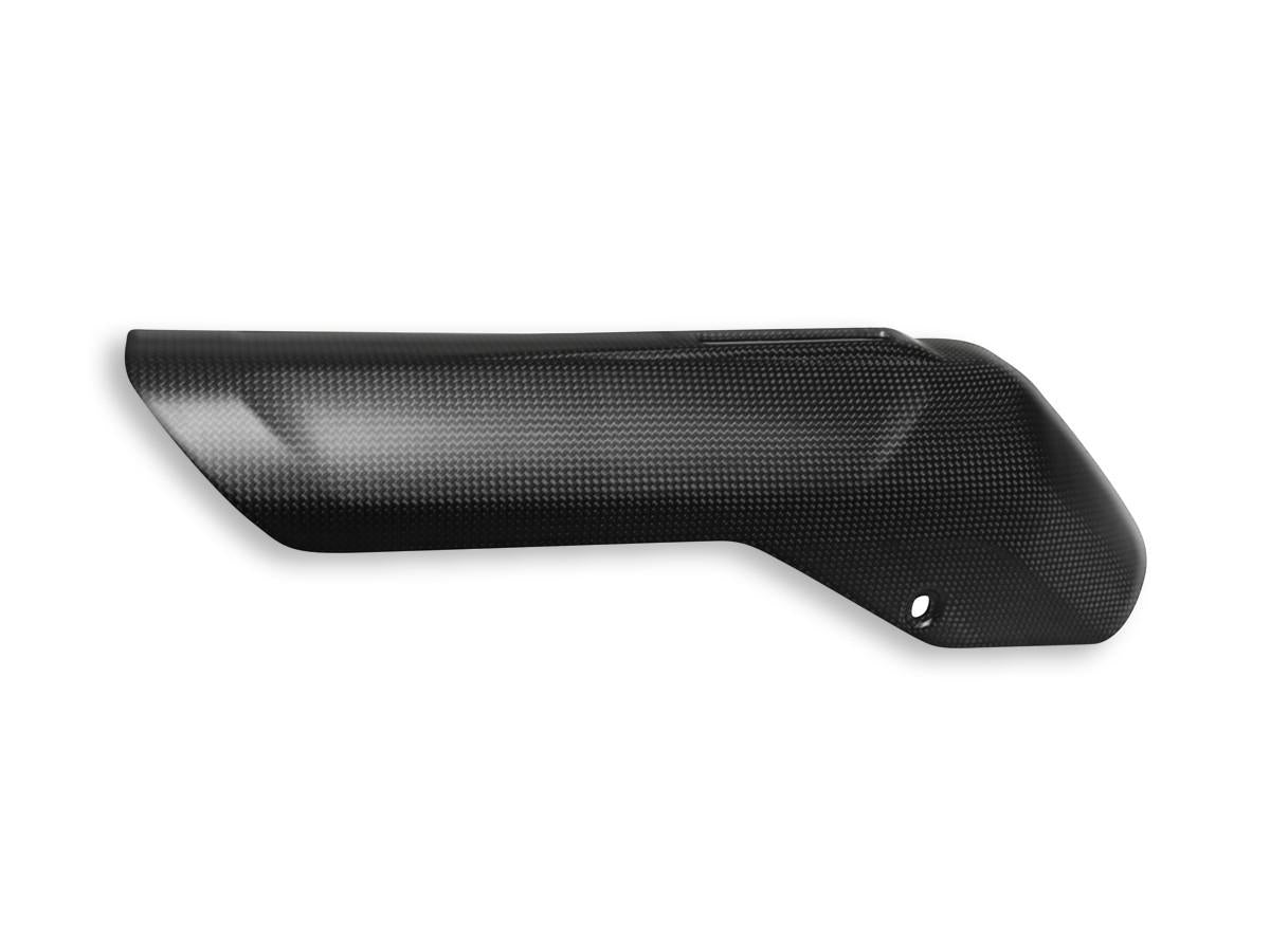 CRB121O - MTS V4 EXHAUST HEAT SHIELD AKRAPOVIC MATT CARBON