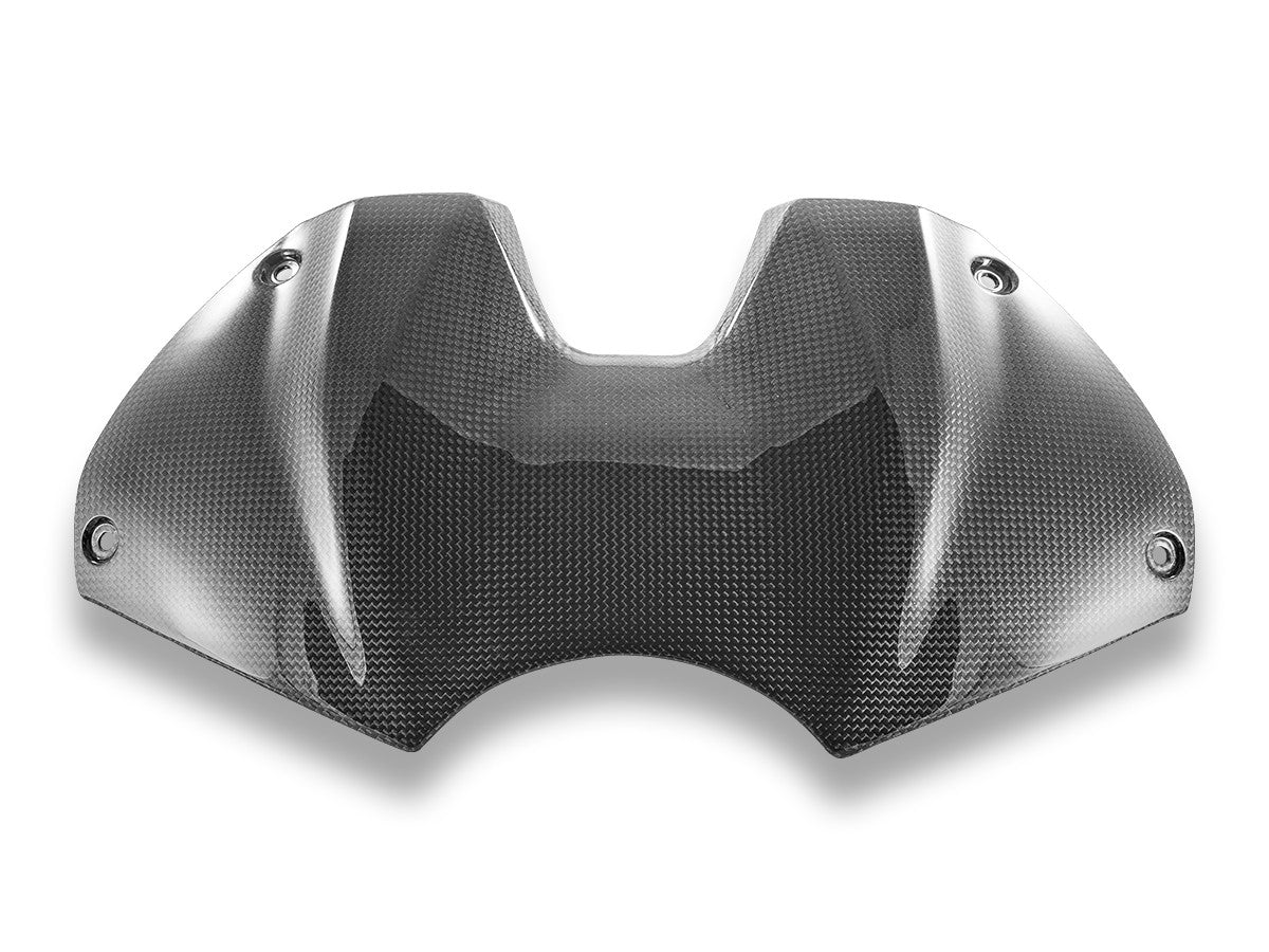 CRB129L Panigale V4 Glossy Carbon Tank Cover