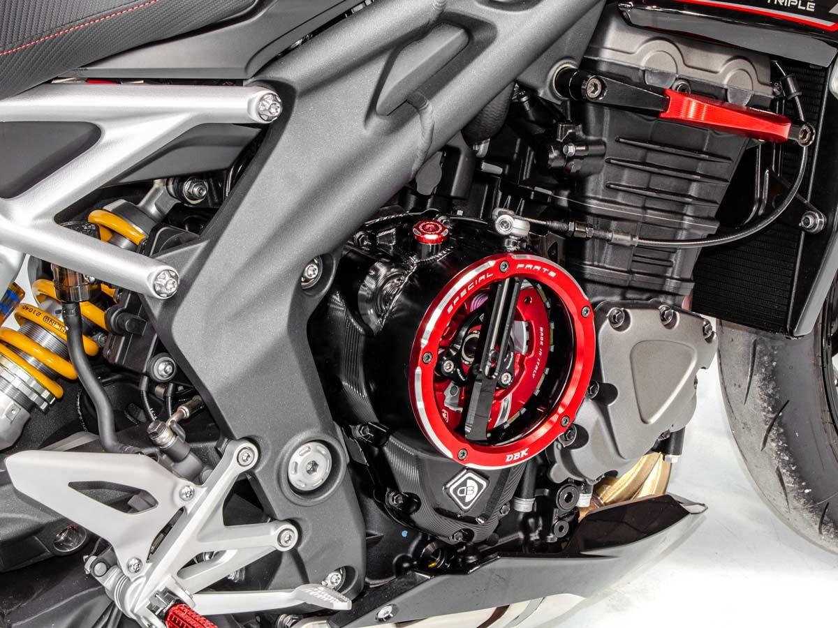 CCDV11 - TRIUMPH CLEAR CLUTCH COVER OIL BATH 3D-EVO