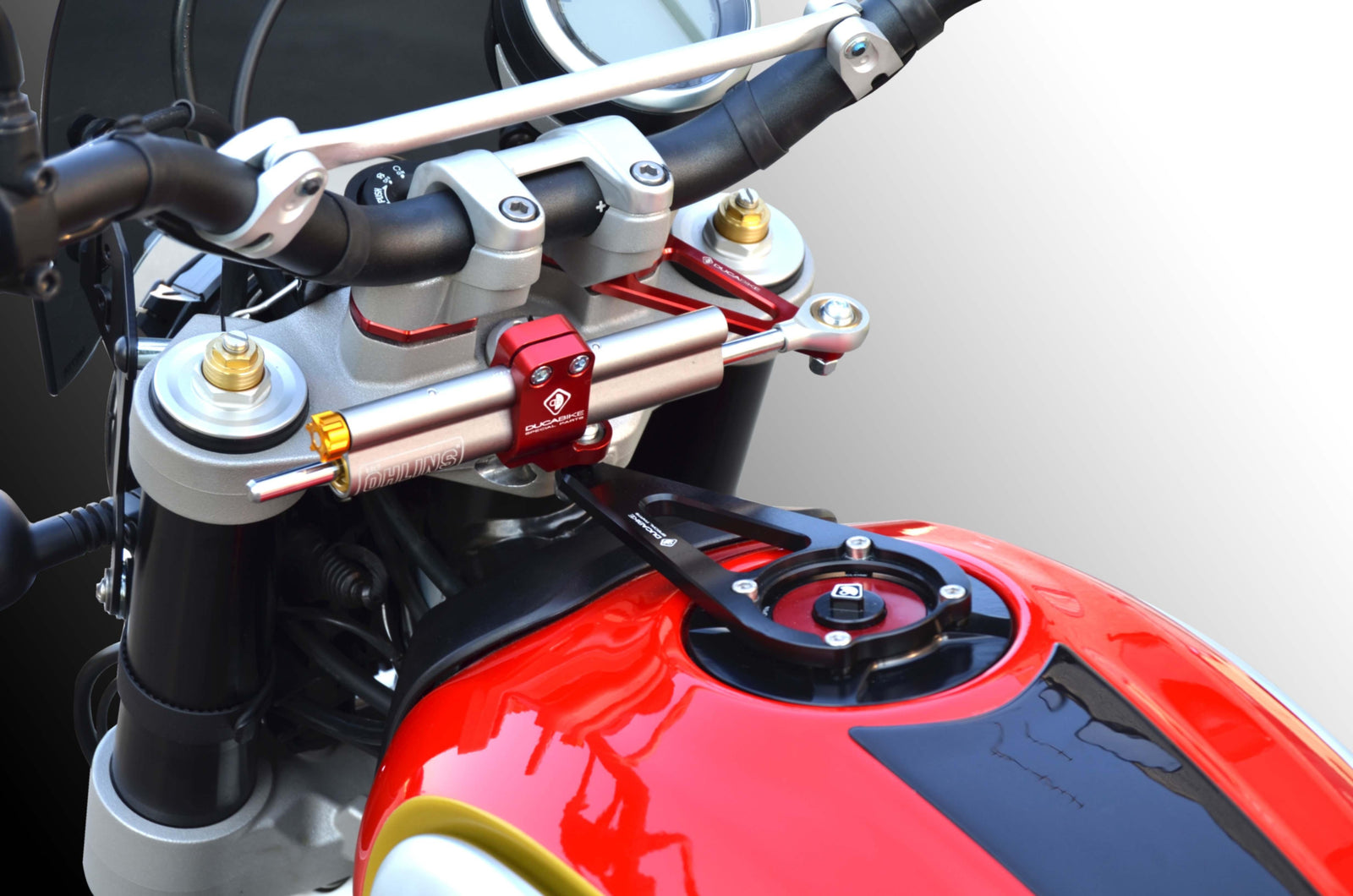 SAS14 - SCRAMBLER DESERTSLED  KIT MOUNT STEERING DAMPER