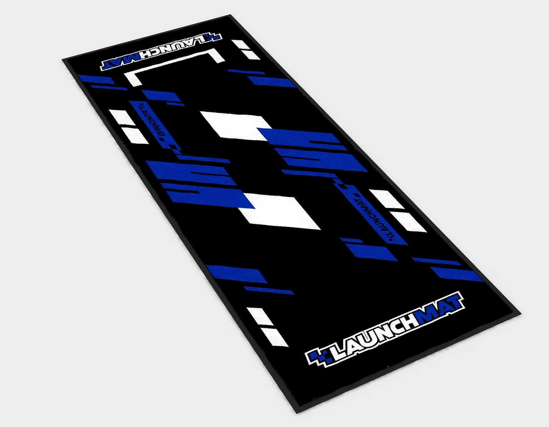 Daichi Yamamoto ラグ マット Launchmat - Carpeted Motorcycle Mats (Block Design) - DucabikeDirect