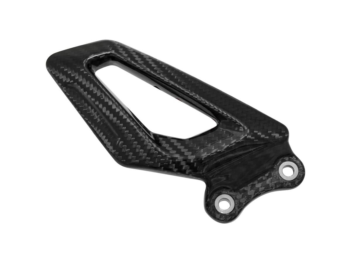 CRB117L - BMW S1000RR GLOSSY CARBON HEEL GUARDS