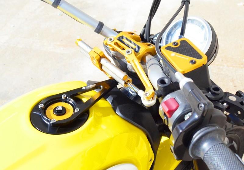 SAS08 - KIT MOUNT STEERING DAMPER SCRAMBLER