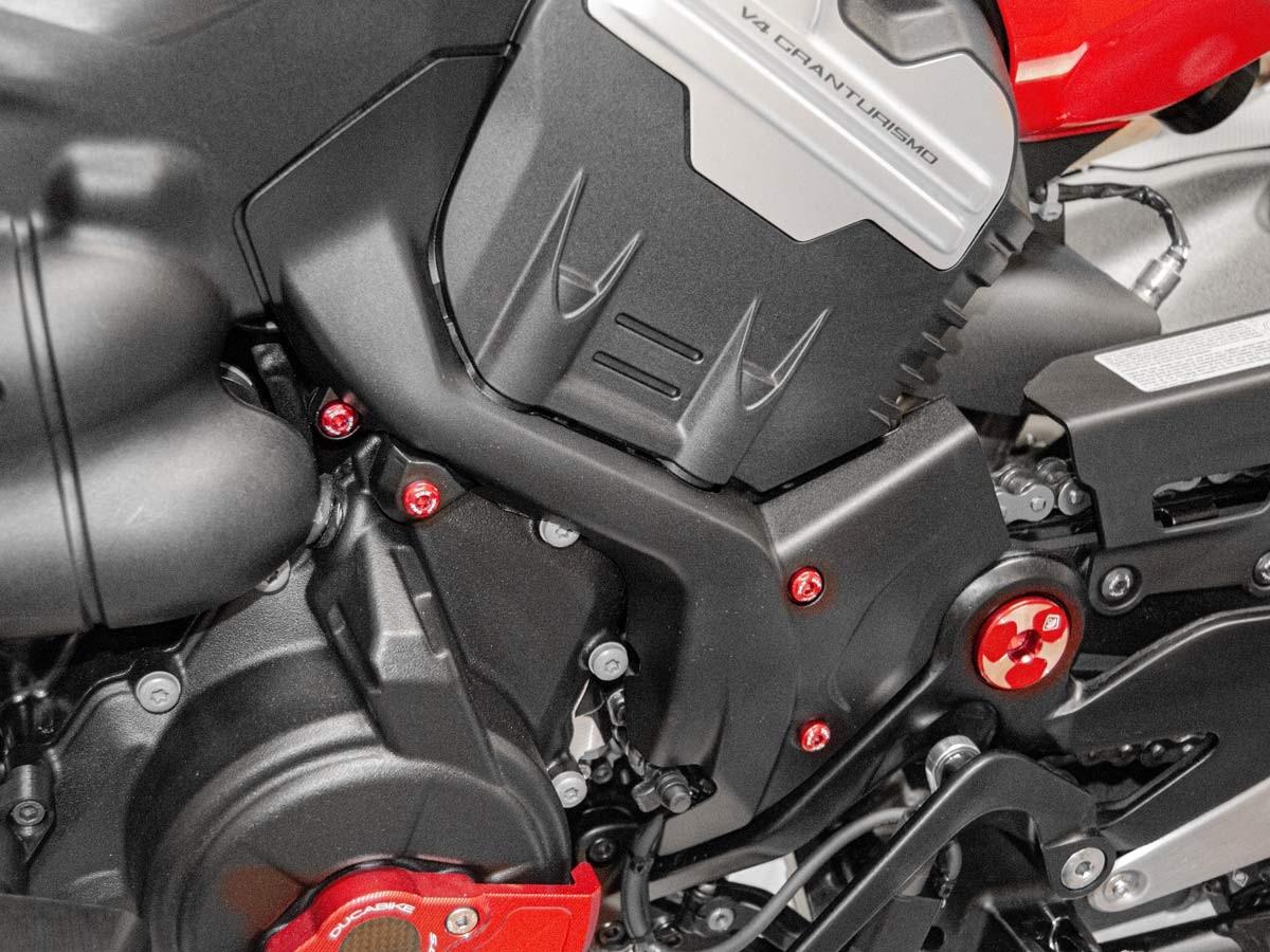 KVT46 - DIAVEL V4 SPROCKET COVER SCREW KIT