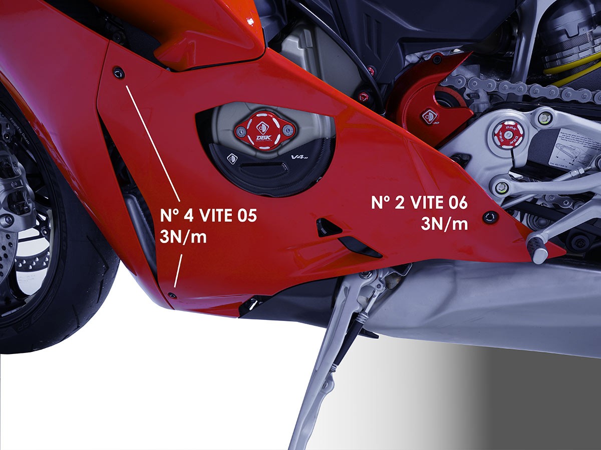 KVT100 Panigale V4 MY 2025 Fairing Screws Kit