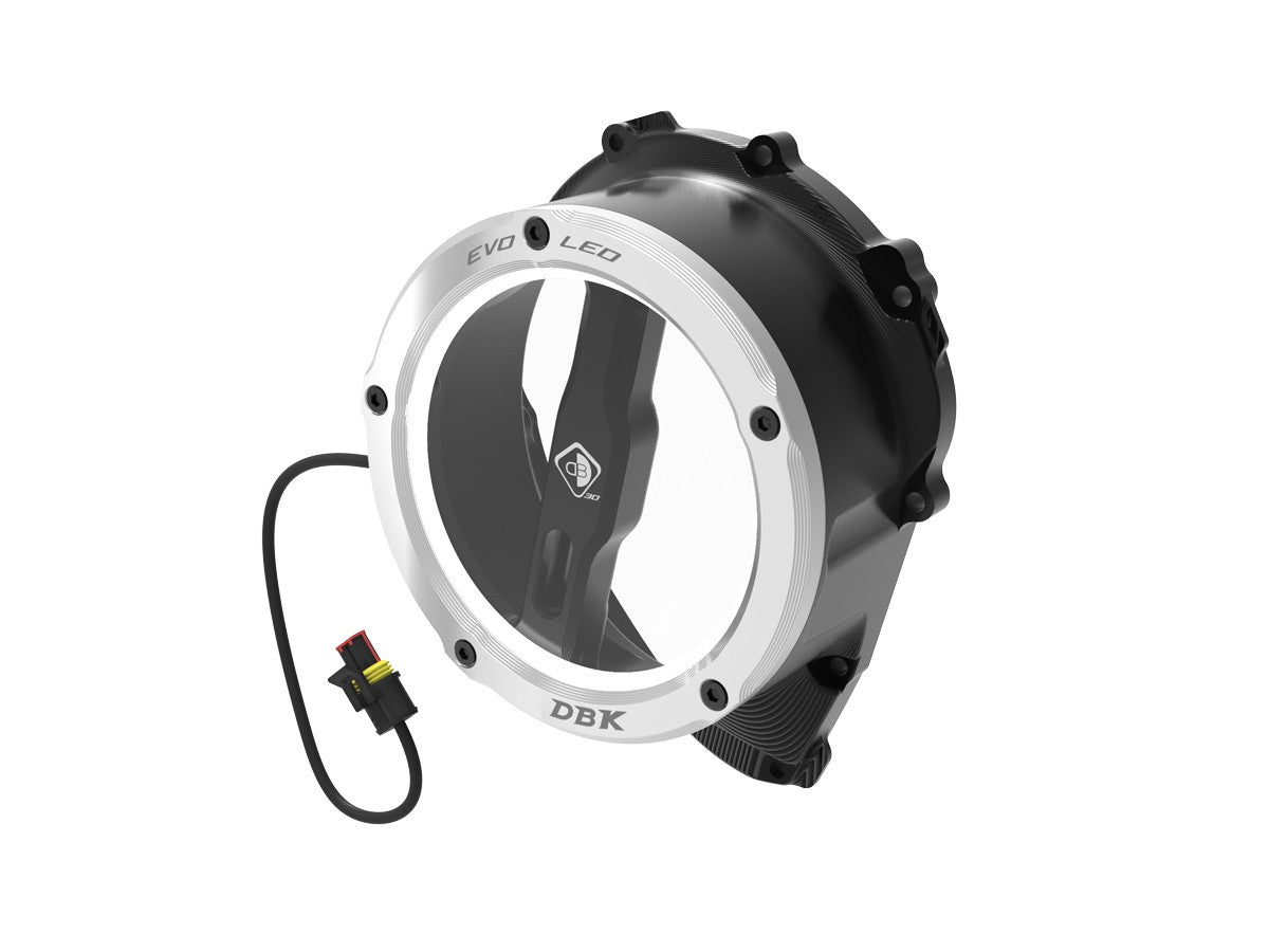 CCDVL19 - TRIUMPH 765 CLEAR CLUTCH COVER LED OIL BATH 3D-EVO