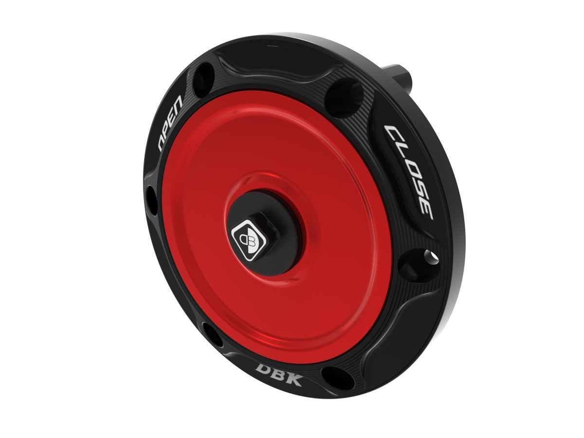 Ducabike DBK Aprilia Quick Release Fuel Tank Cap - Black / Red