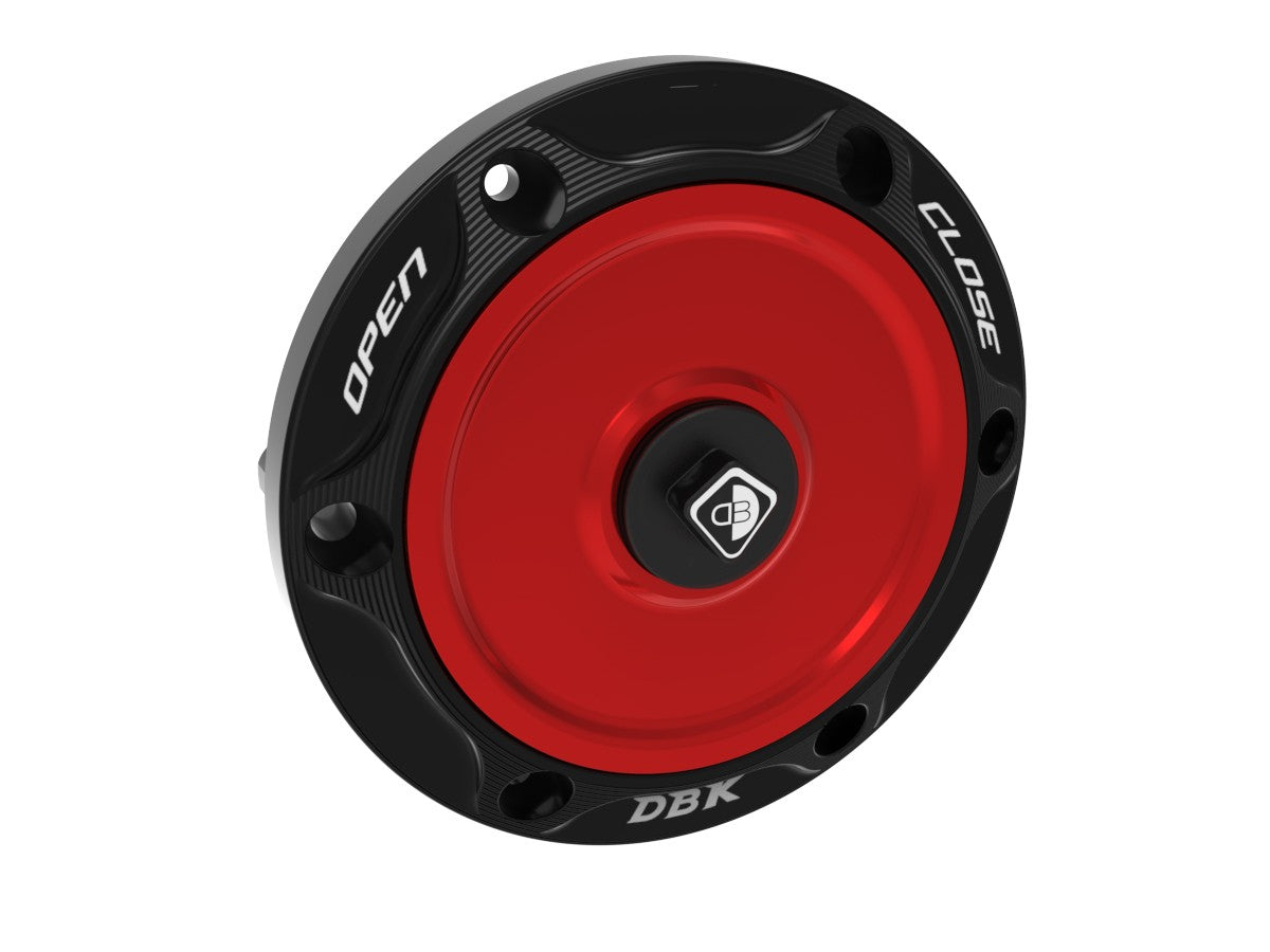 Ducabike DBK Aprilia Quick Release Fuel Tank Cap - Black / Red