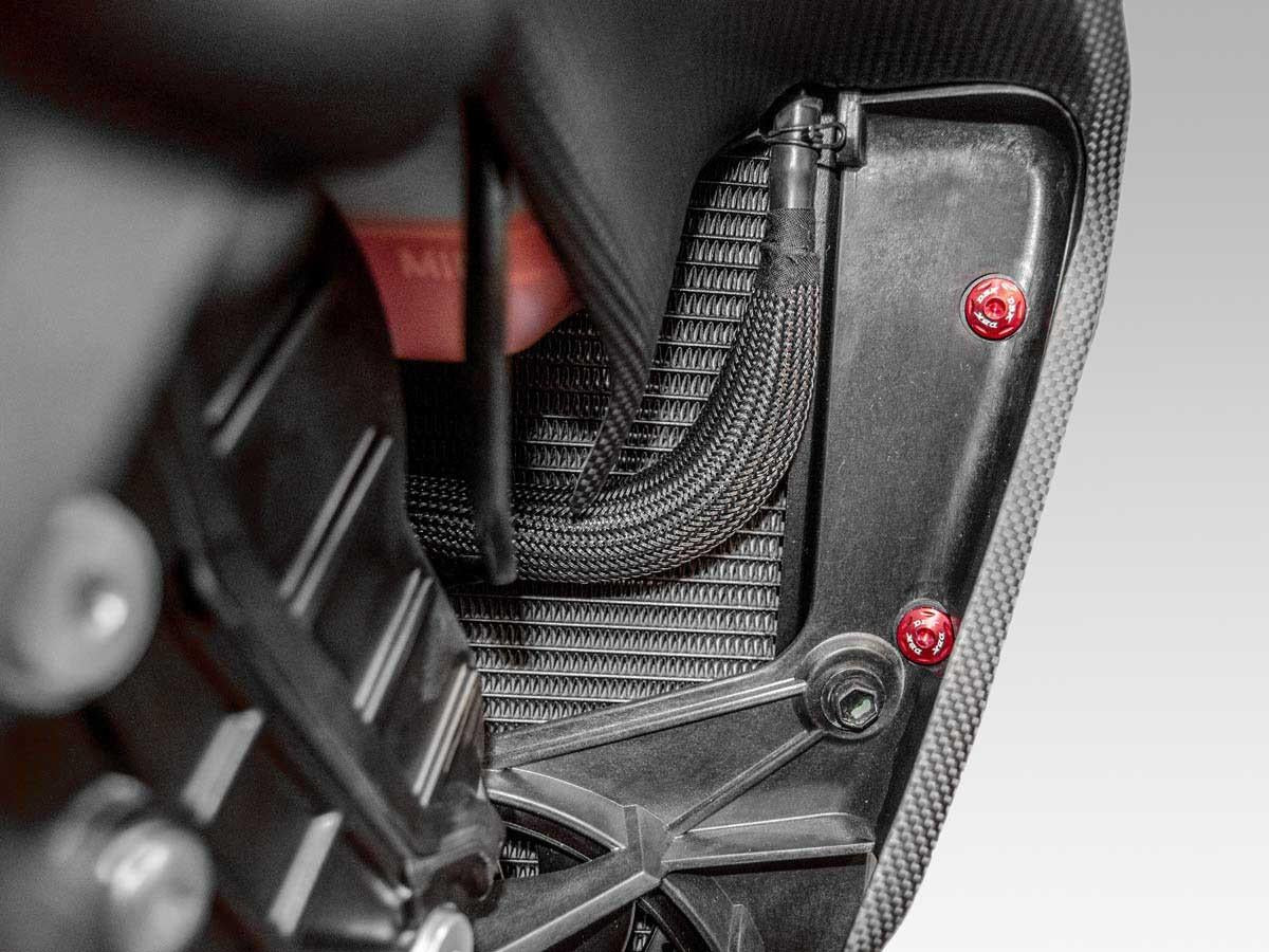 KVT49 - DIAVEL V4 RADIATOR SIDE PANEL SCREW KIT