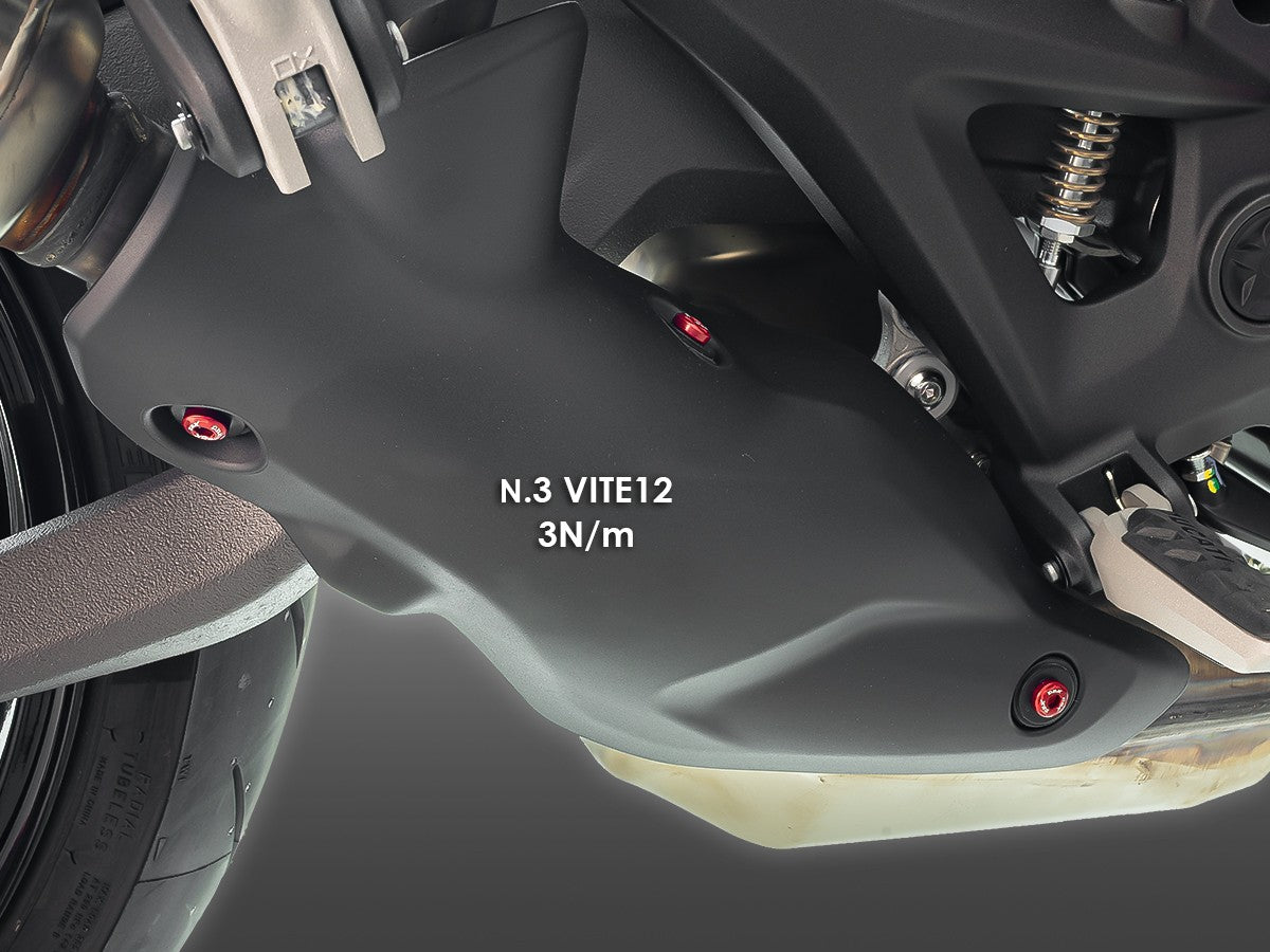 KVT118 Monster V2 My26 Exhaust Cover Screw Kit