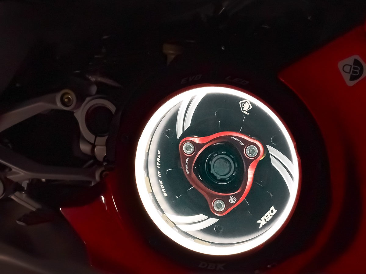 CCV4L01 - EVO LED CLEAR CLUTCH COVER