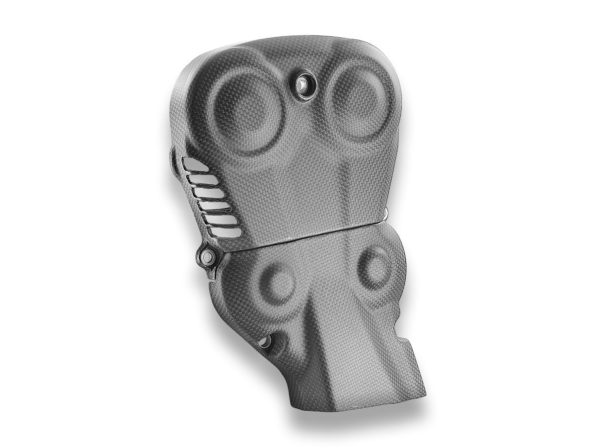 CRB195O - HM 950 MATT CARBON BELT COVERS