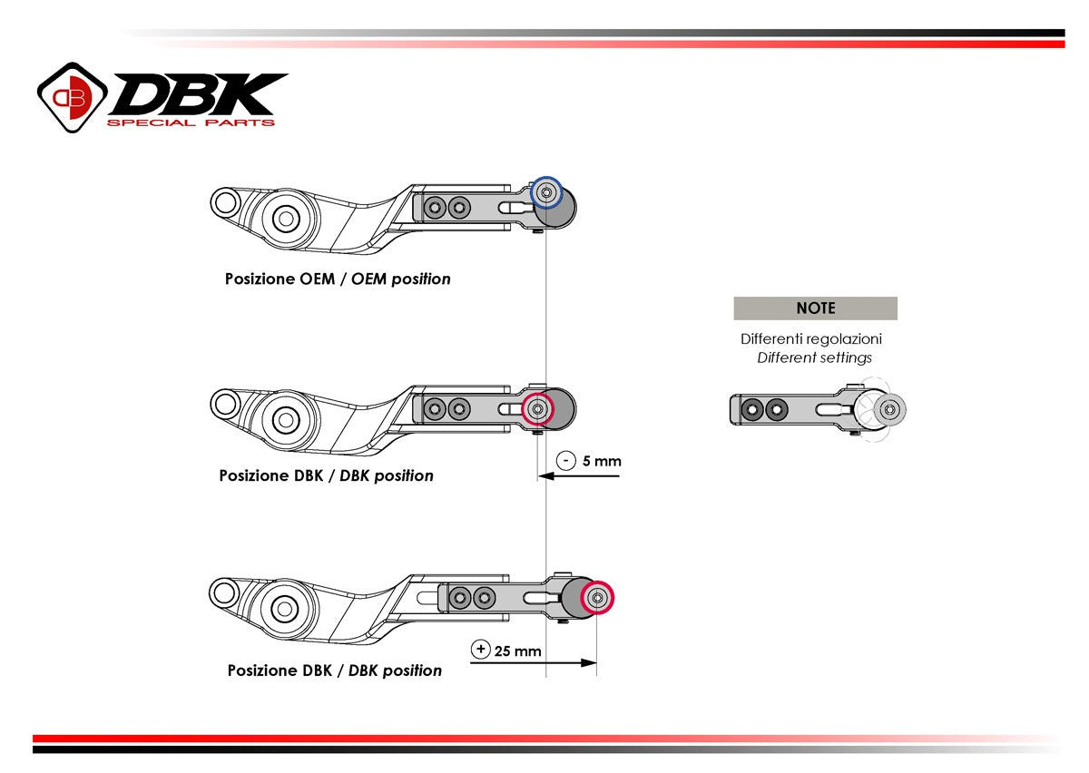 RPLF26 -  BMW R1300GS ADJUSTABLE BRAKE CONTROL LEVER