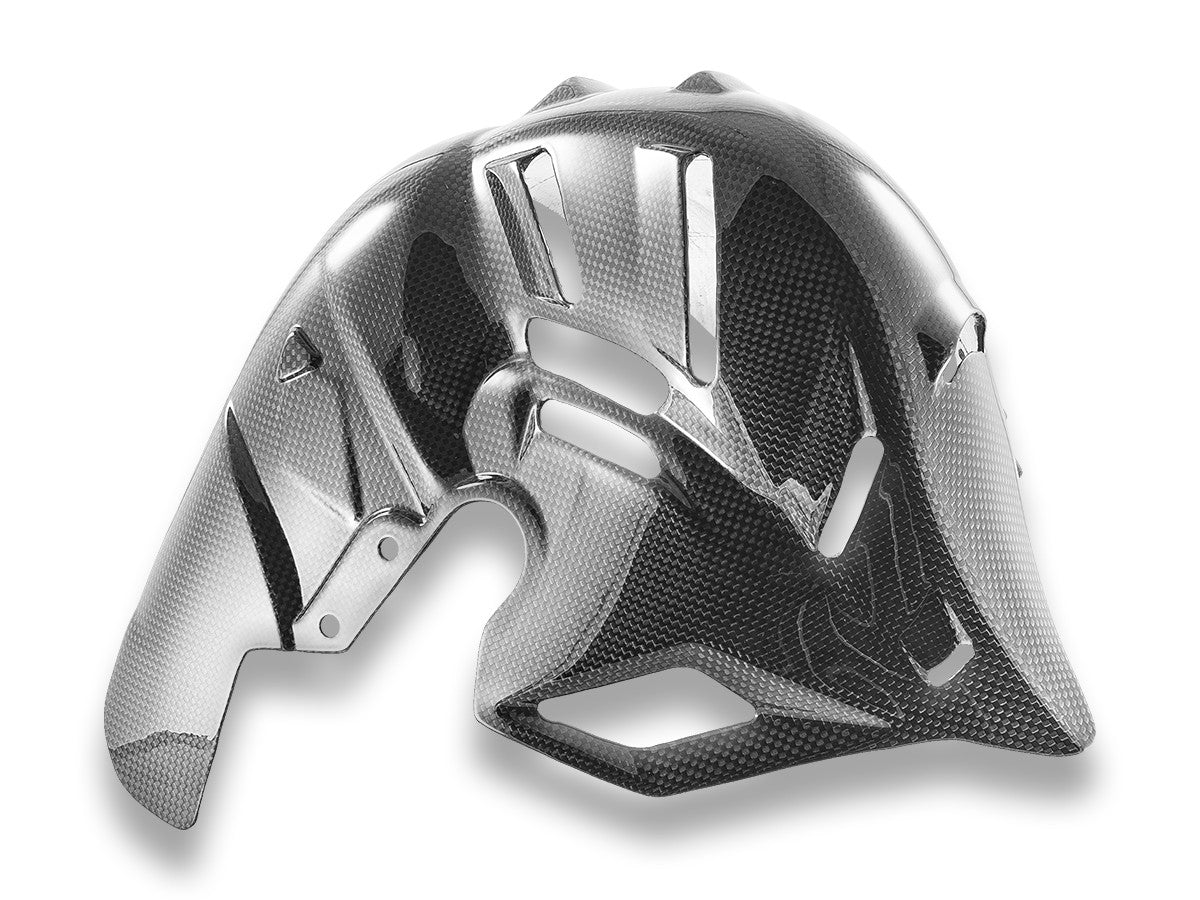 CRB255L Panigale V4 (2025) Glossy Carbon Exhaust Cover "Air"