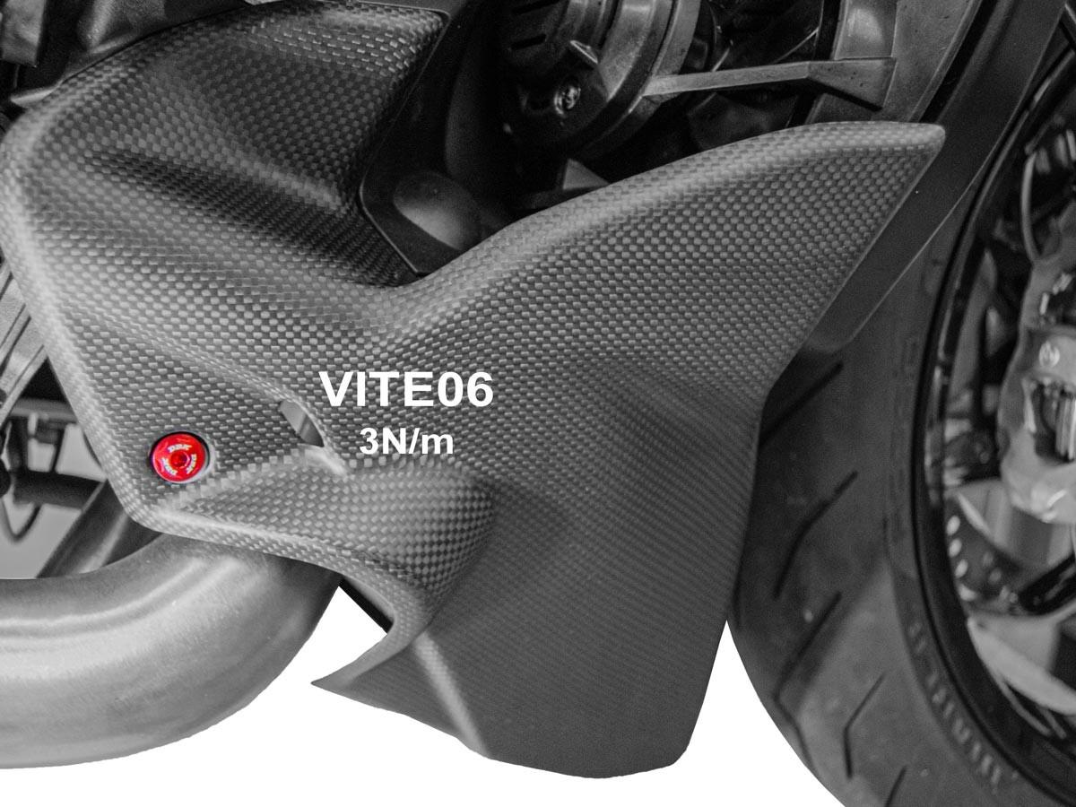 KVT50 - DIAVEL V4 RADIATOR LOWER COVER SCREW KIT